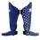 (Large) Fairtex Sp5 Muay Thai Shin Pads - Blue 3