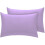 (Pillow Pair, Lilac) Deep fitted Sheet 25cm BedSheets 100% PolyCotton 1