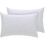 (Pillow Pair, White) Deep fitted Sheet 25cm BedSheets 100% PolyCotton 1
