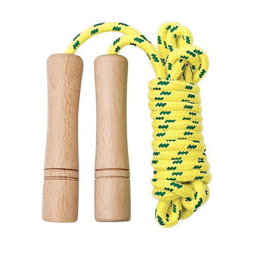 Jump Rope For Kids Adjustable Cotton Rope Braided Fitness Skipping Rope ...