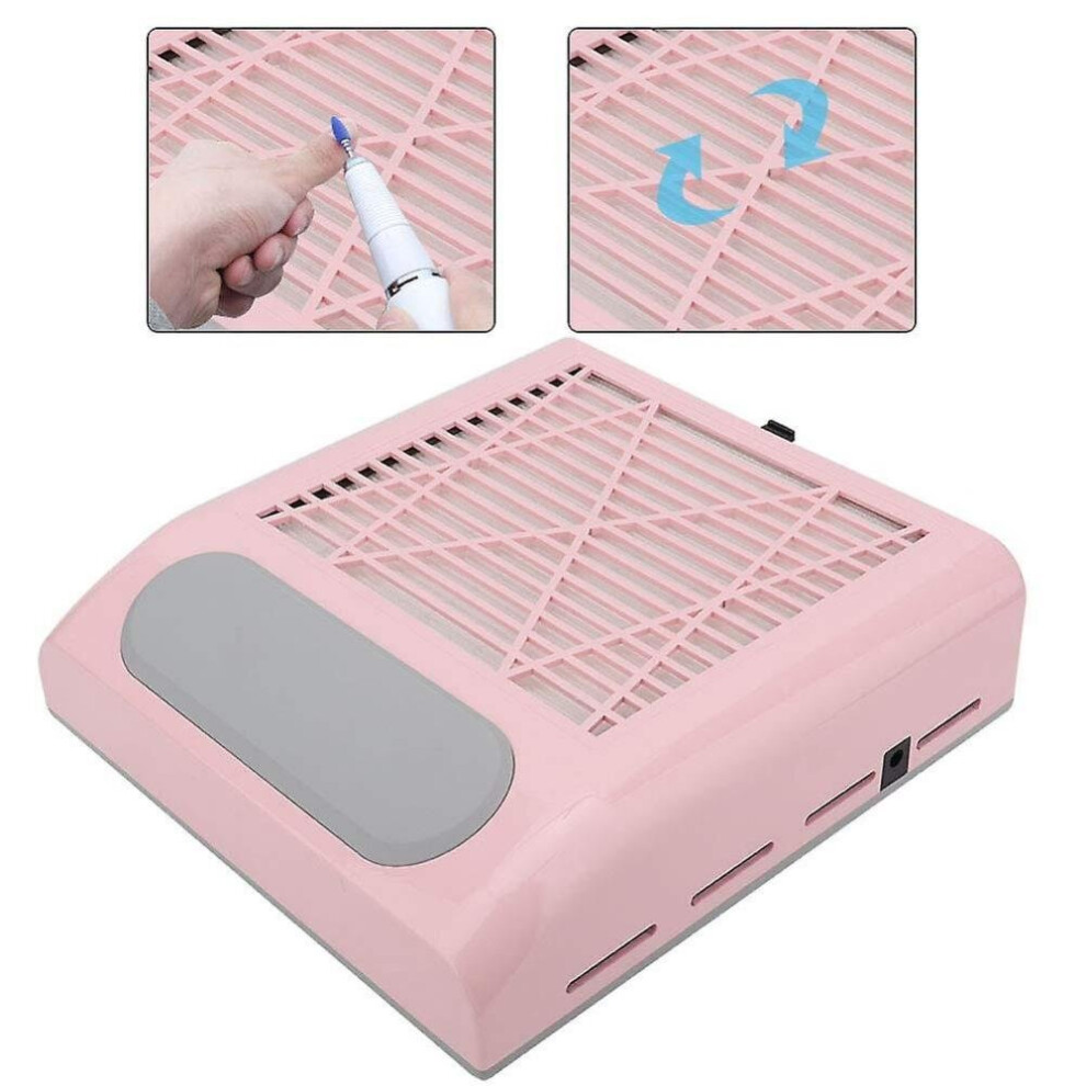 Hkhbjs 80W Nail Vacuum Cleaner Vacuum Cleaner Manicure Machine Tools Strong Power Nail Fan Art Manicure Salon