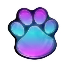 Solar Lights Paw Lights (set Of 4), Animal Path Paw Lights Walkway Lighting For Yards, Pet Lovers