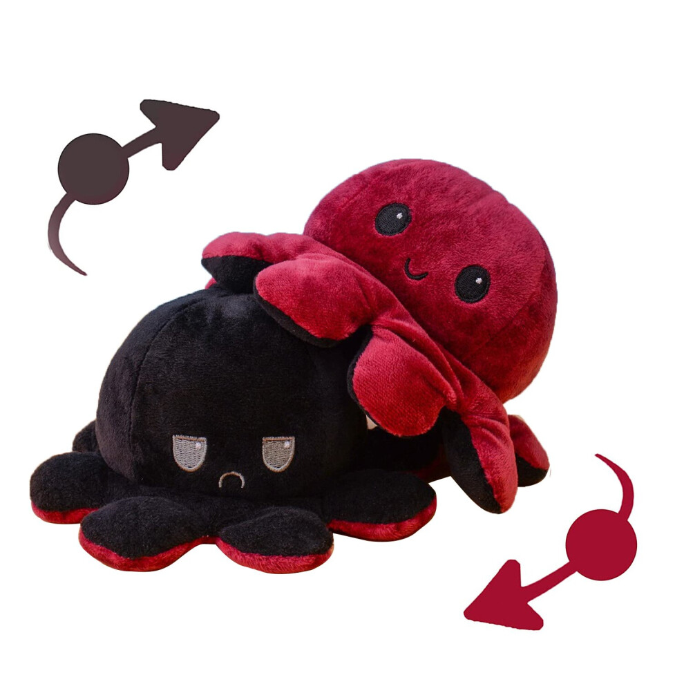 Darmowade (20Cm) Giant Reversible Octopus Cute Flip Mood Plush Toy