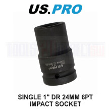 US PRO Tools 24mm 1" DR 6 Point Impact Socket 3737