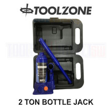 Toolzone 2 Ton Hydraulic Bottle Lifting Jack Heavy Duty Truck Lorry Lift Ram Car 2Tonne AU148