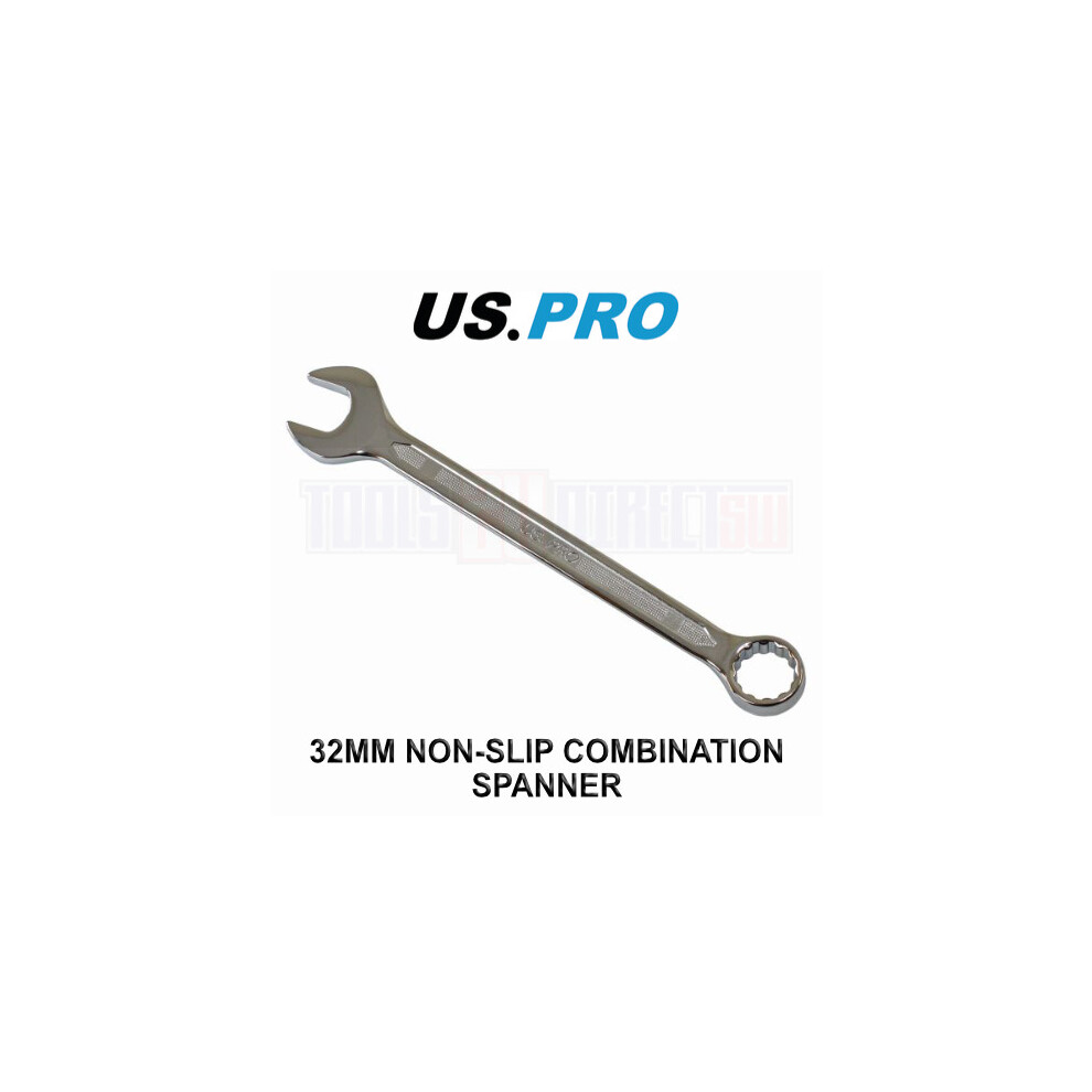 US PRO Tools 32MM Non-slip Combination Spanner Wrench 3565