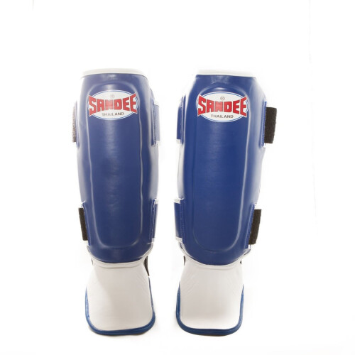 SANDEE AUTHENTIC MUAY THAI SHIN GUARDS - BLUE - KIDS