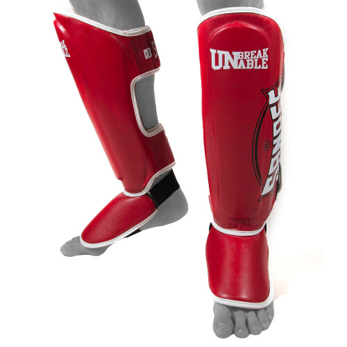 (Junior) Sandee Kids Muay Thai Shin Guards - Red 1