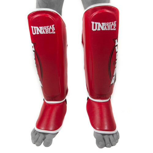 (Junior) Sandee Kids Muay Thai Shin Guards - Red 2
