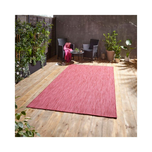 Think Rugs Poppy  Outdoors Red - 120cm x 170cm 1