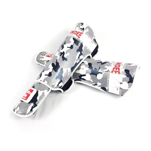(Small / Medium ) SANDEE SPORT MUAY THAI SHIN GUARDS - CAMO
