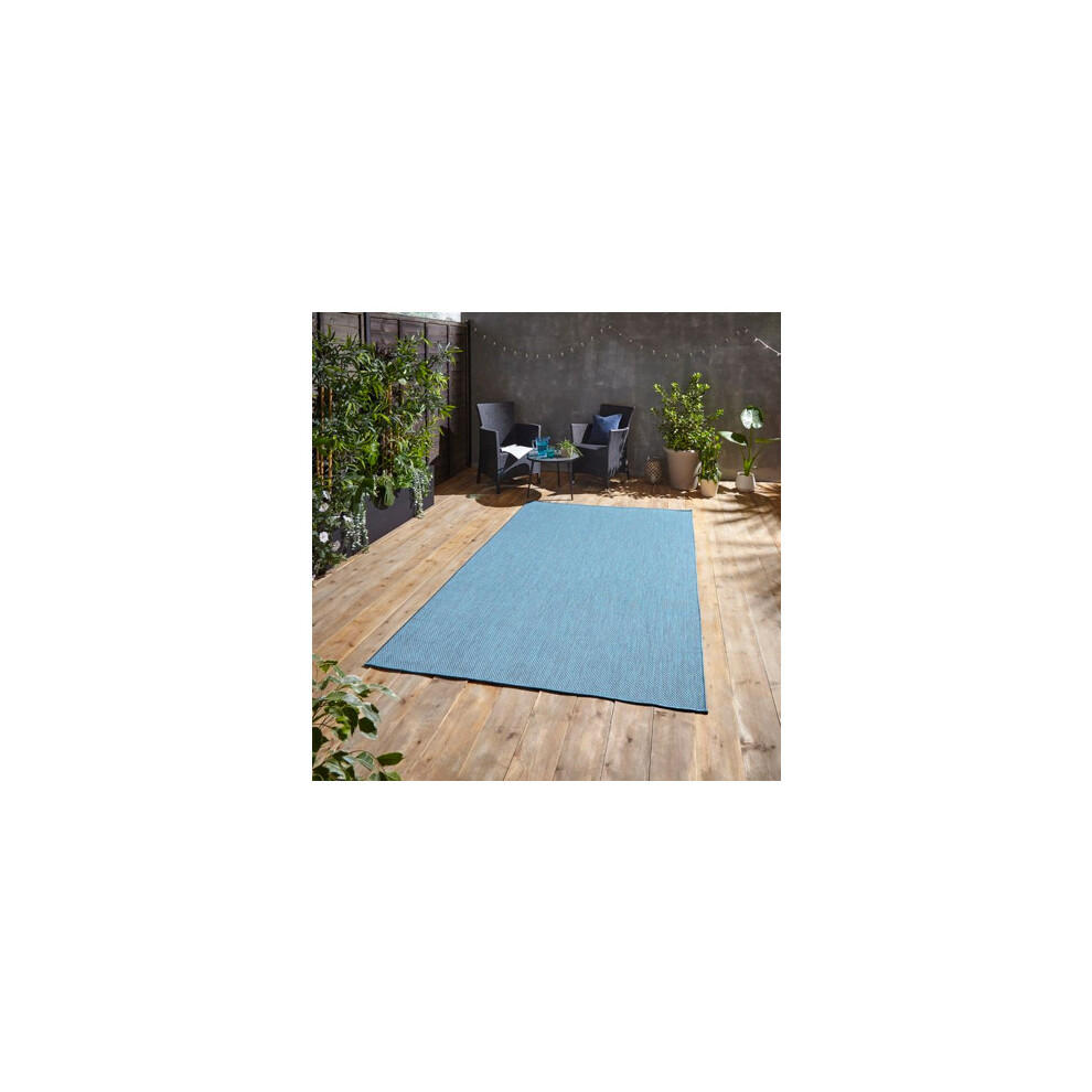 Poppy Outdoors Blue - 120cm x 170cm