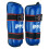 (Medium) Playwell Semi Contact Elite Kickboxing Shin Guards - Blue 2