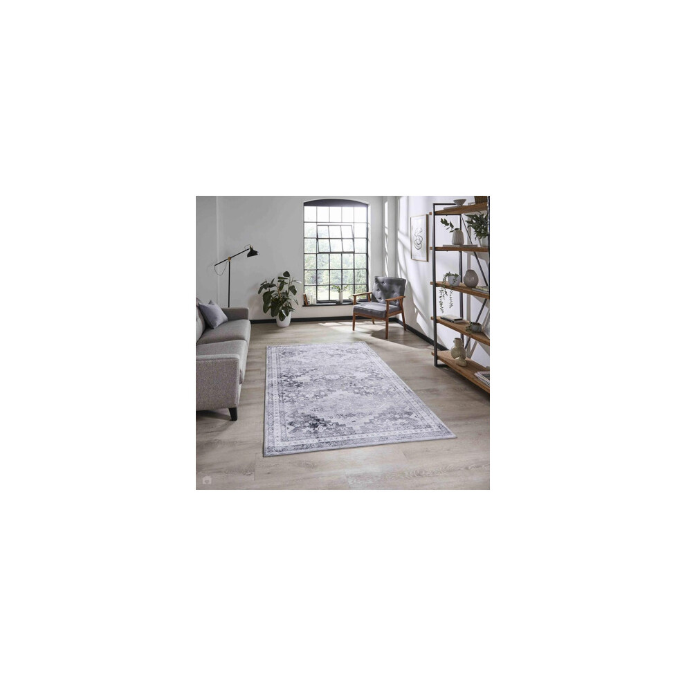 Think Rugs Tiana Rug - 120Cm X 170Cm Grey