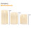 3 Set Flickering LED Candles Real Wax Battery Powered Lights Remote Control 6