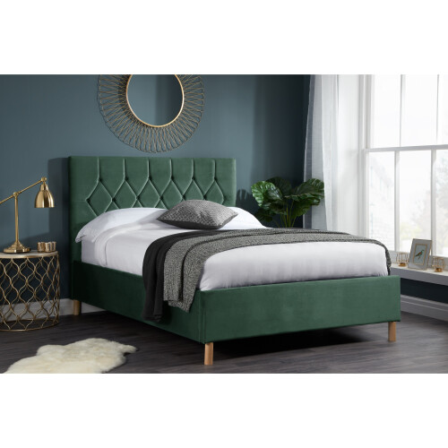 Birlea Luxton Double Ottoman Bed-Green 2
