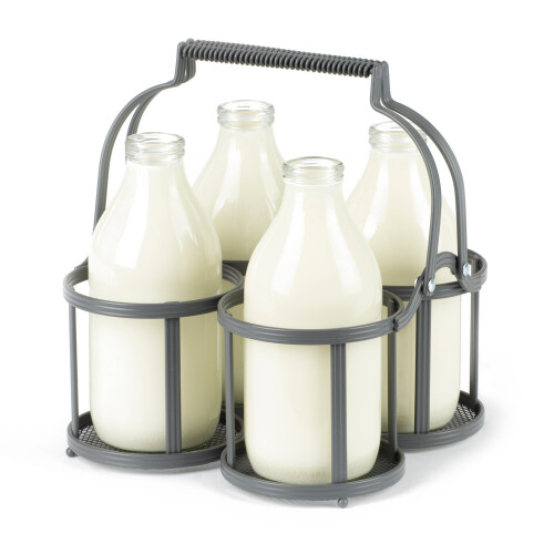 LIVIVO LIVIVO Metal 4 Milk Bottle Holder