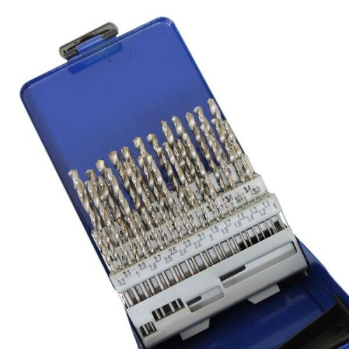 us pro US PRO Tools 51PC HSS-G Metric HSS Drill Bit Set 1-6mmmm Bits 2412 1