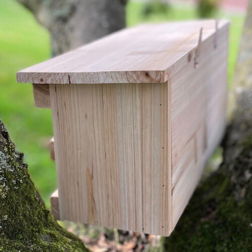 Selections Sparrow Colony Terrace Wooden Nesting Box with Removable Nest Fronts 1