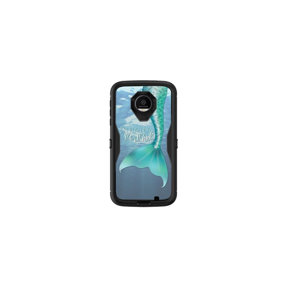 MightySkins MOZDED-Im Really A Mermaid Skin for Otterbox Moto Z Force Droid Defender Series - Im Really A Mermaid-image-OPC-P9WJC59-NEW
