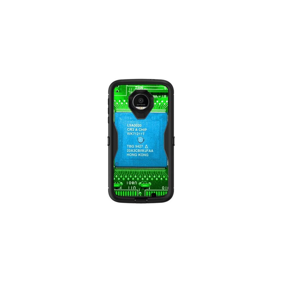 MightySkins MOZDED-Circuit Board Skin for Otterbox Moto Z Force Droid Defender Series - Circuit Board-image-OPC-P9WJBV8-NEW