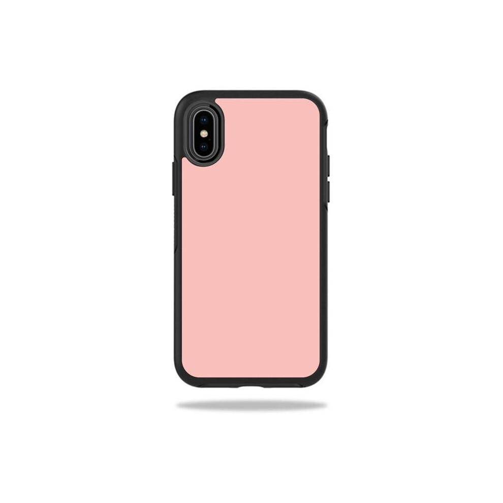 MightySkins OTSIPX-solid blush Skin for Otterbox Symmetry iPhone X or XS Case - Solid Blush-image-OPC-P9WJ9PB-NEW