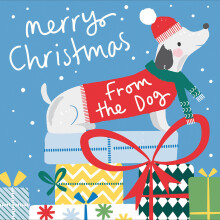 From The Dog Merry Christmas Cute Sausage Dog Christmas Card Xmas Greeting Cards