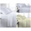 (Double Fitted Sheet, White Stripes) Egyption Cotton Flat Sheets & Fitted Bed Sheets 3