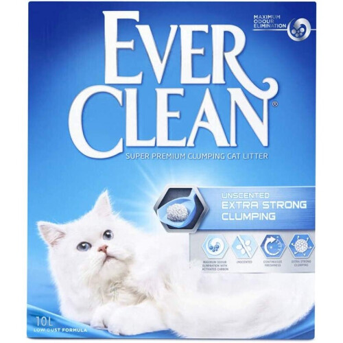 Ever Clean Ever Clean Extra Strong Clumping Cat Litter, 10 Litre, Unscented 1