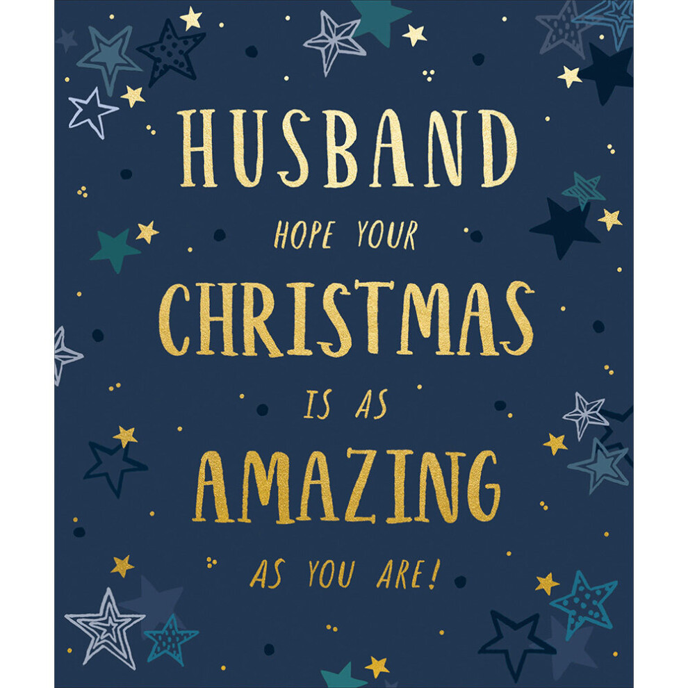 Woodmansterne Husband Hope Your Christmas Is Amazing Christmas Card Xmas Greeting Cards