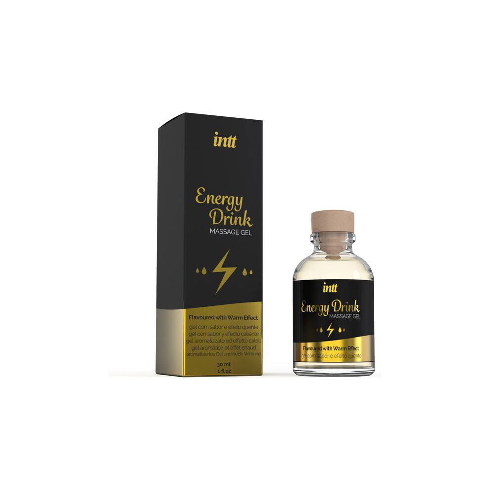 Intt Gel De Masaje Besable Aroma Bebida EnergãTica - 30Ml