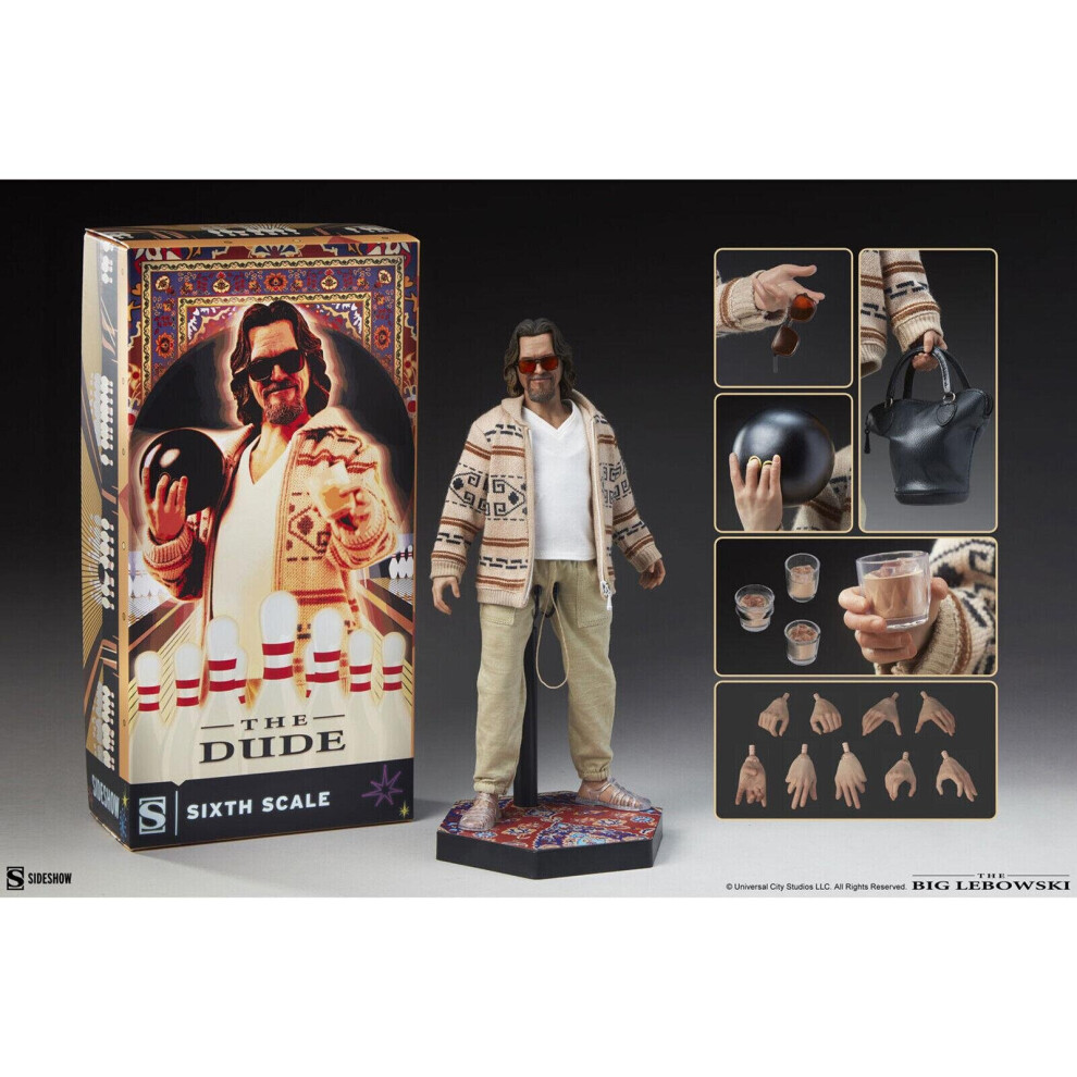 The Big Lebowski The Dude 1:6 Scale Figure Side Show Hot Toys 100448