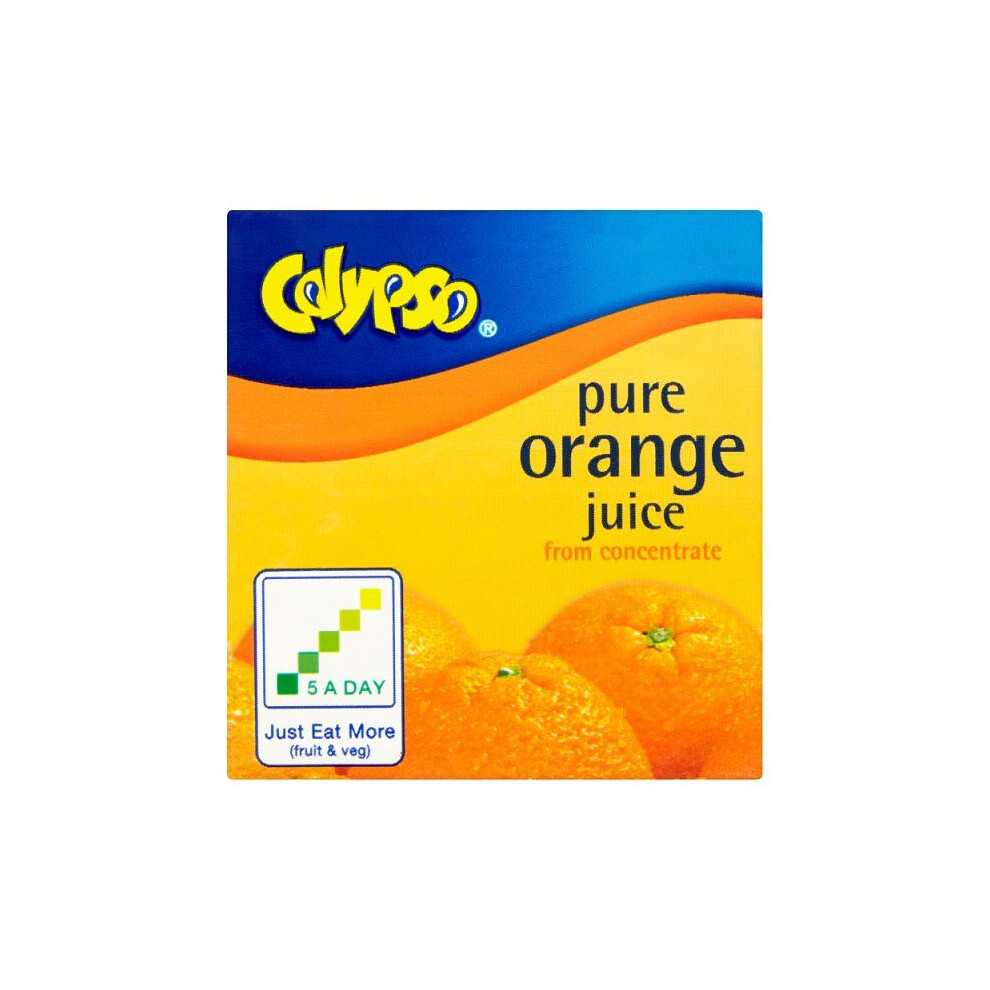 Calypso Pure Orange Juice From Concentrate 150ml, Case Of 27