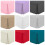 (Double, Red) Plain Dyed Pleated Base Poly Cotton Valance Sheets 2
