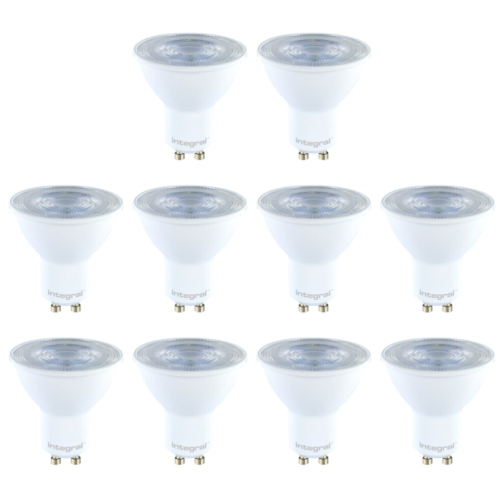 3.6W LED GU10 Lamps Bulbs PAR16 2700K 360lm Non-Dimmable: 10 Pack