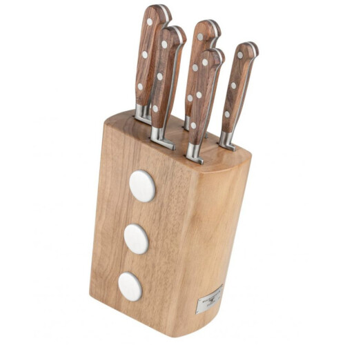 Rockingham Forge Deluxe FRF 6 Piece Knife Block Set