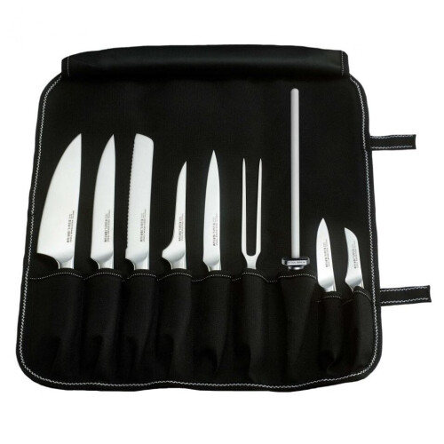 Rockingham Forge Equilibrium 10 Piece  Knife Set and Roll