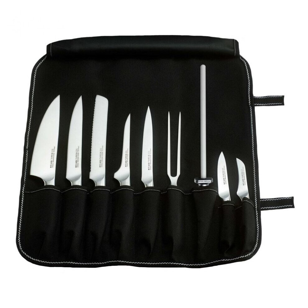 Rockingham Forge Equilibrium 10 Piece  Knife Set and Roll