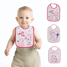 (3 PACKS) Baby Bibs Elasticated Reusable Washable Baby Bibs
