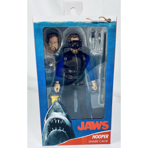 NECA NECA - Jaws Shark Cage Hooper 8 Clothed Action Figure