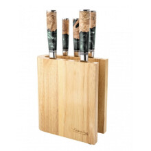 Katana Elements 6 Piece Knife Block Set Rainforest Green