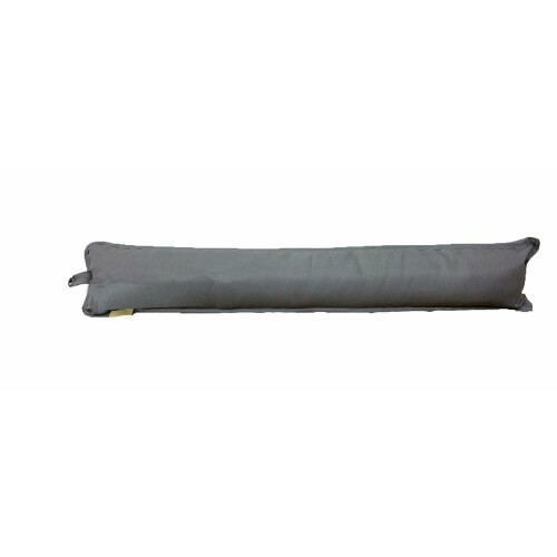 (Grey) Draught Excluder Fabric Draft Guard, Energy Saver