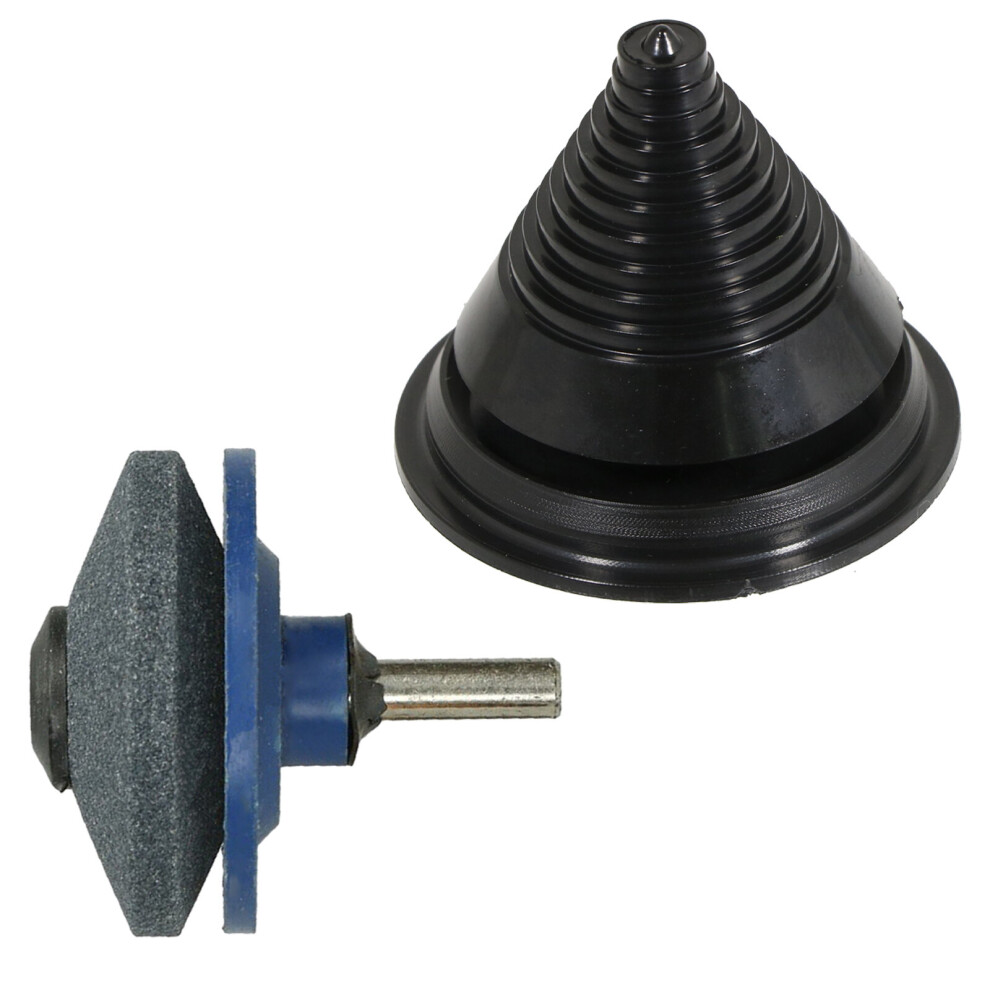 Spares2go Lawnmower Blade Balancer Rotary Lawn Mower Brushcutter + Sharpener