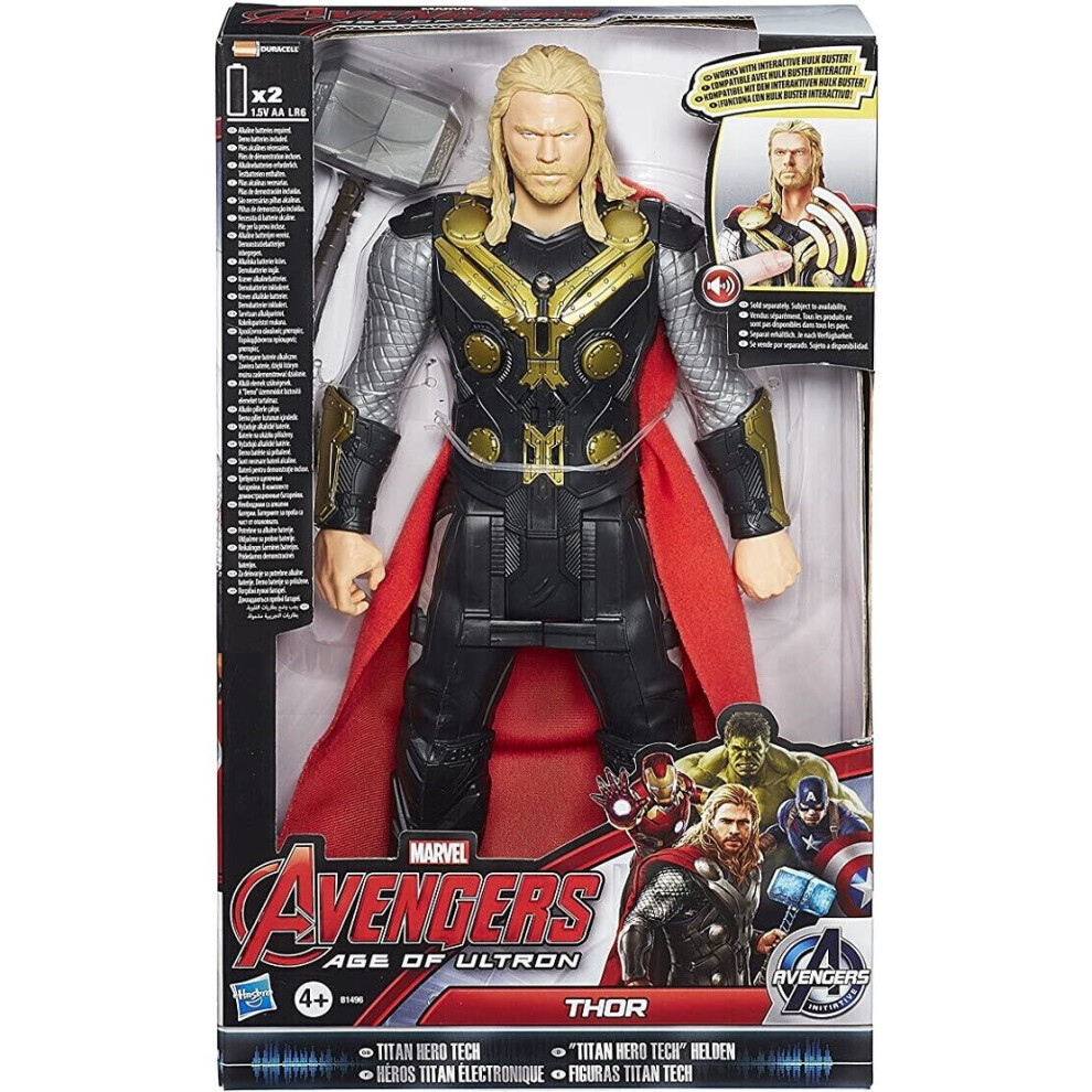 Marvel Avengers Age of Ultron Titan Hero Tech Thor 12" Action Figure