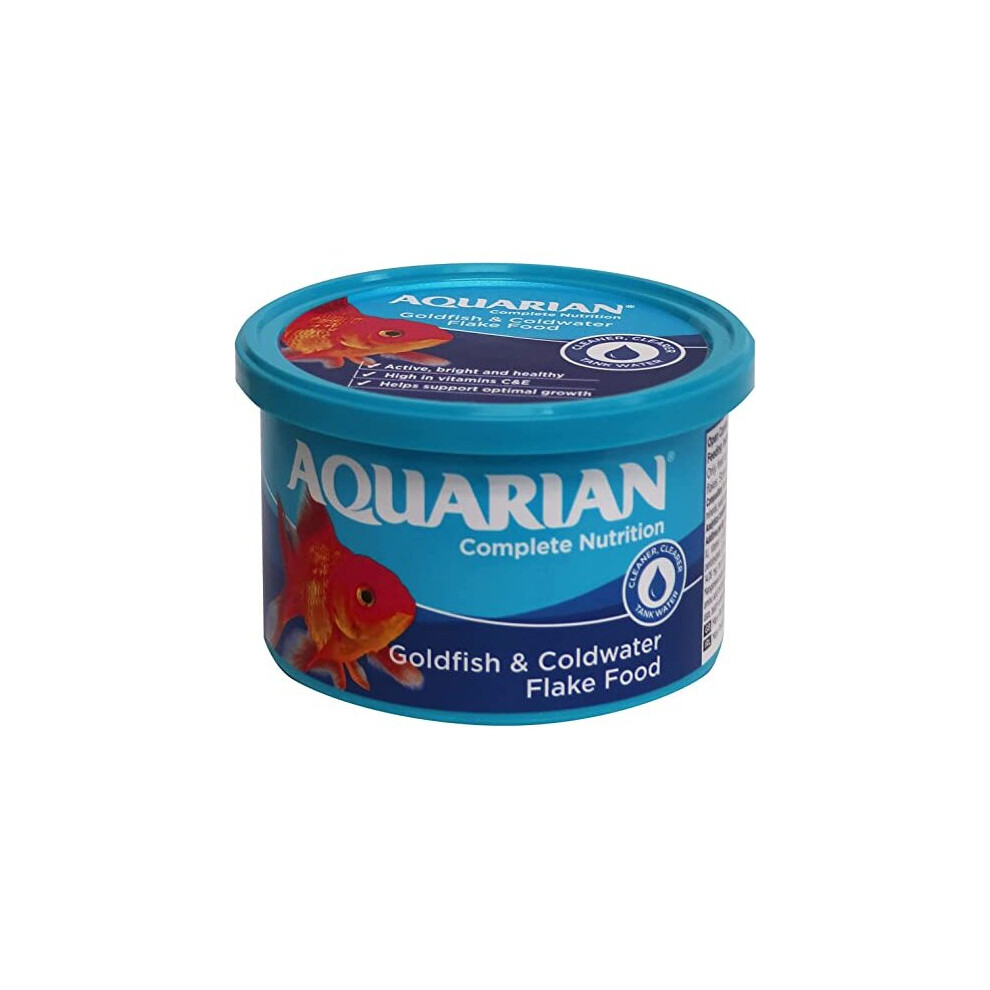 Aquarian Goldfish Food Flakes, 50g