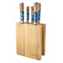 Katana Elements 6 Piece Knife Block Set Ocean Blue