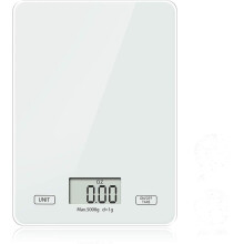 Electronic Kitchen Scales, Digital Scales With Glass Lcd Display