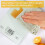 Electronic Kitchen Scales, Digital Scales With Glass Lcd Display 3