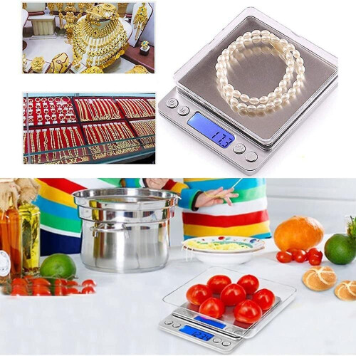 Digital Scales 3000g X 0.01g, Tare Function, 6 Units Conversion 2