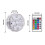 Submersible Led Lights With Remote, Waterproof Underwater Lights 5